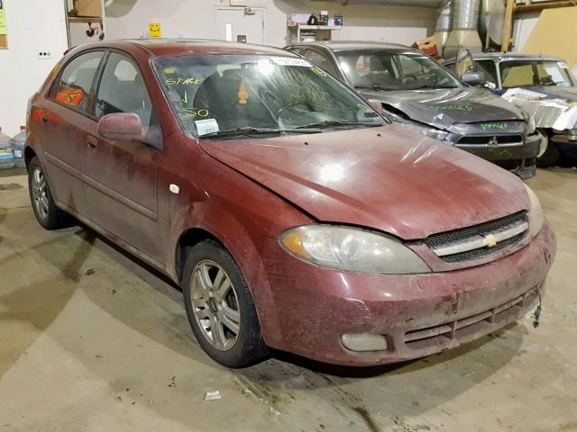 KL1JK65ZX7K629280 - 2007 CHEVROLET OPTRA 5 LT RED photo 1