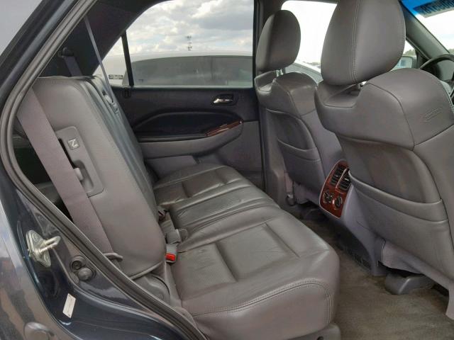 2HNYD18875H514903 - 2005 ACURA MDX TOURIN GRAY photo 6