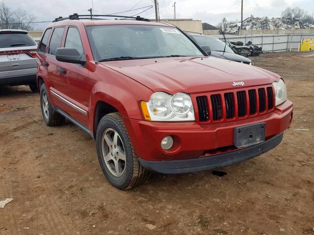 1J4GR48K75C647237 - 2005 JEEP GRAND CHER RED photo 1