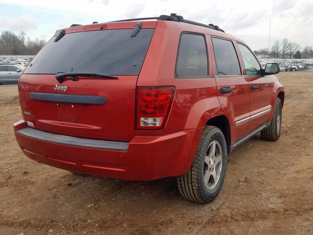 1J4GR48K75C647237 - 2005 JEEP GRAND CHER RED photo 4