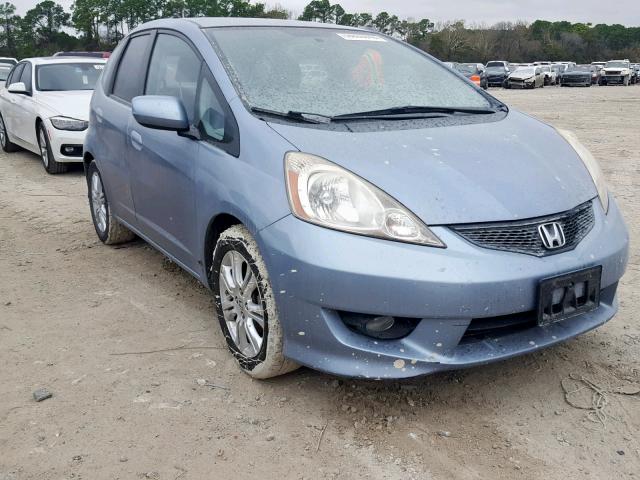 JHMGE8H54BC004521 - 2011 HONDA FIT SPORT BLUE photo 1