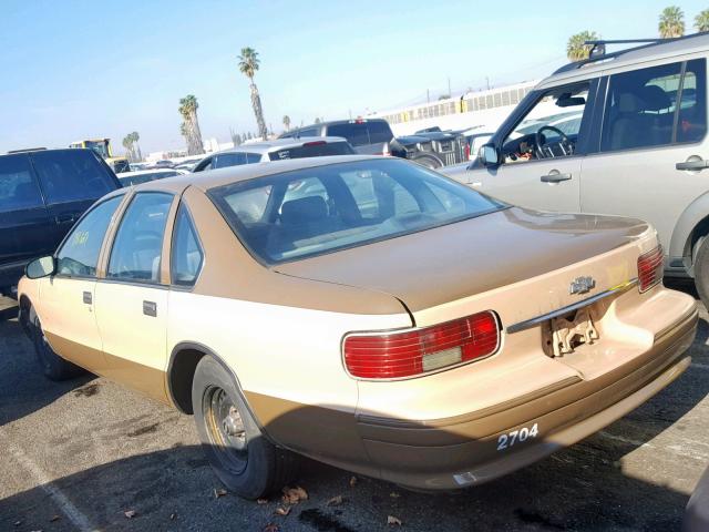 1G1BL52PXTR114233 - 1996 CHEVROLET CAPRICE / TWO TONE photo 3