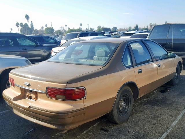 1G1BL52PXTR114233 - 1996 CHEVROLET CAPRICE / TWO TONE photo 4