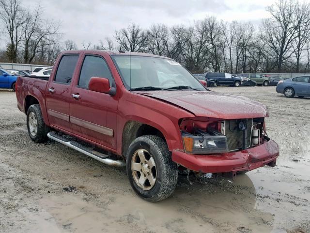 1GCDSCFE9B8129486 - 2011 CHEVROLET COLORADO L MAROON photo 1