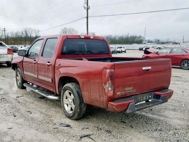 1GCDSCFE9B8129486 - 2011 CHEVROLET COLORADO L MAROON photo 3