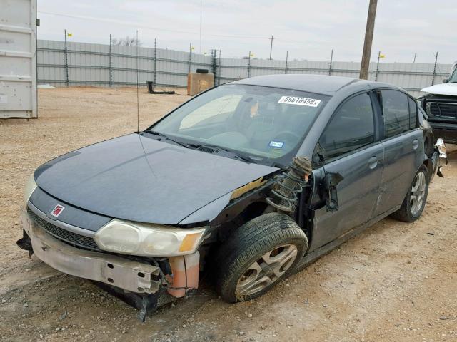 1G8AL52F04Z148042 - 2004 SATURN ION LEVEL GRAY photo 2