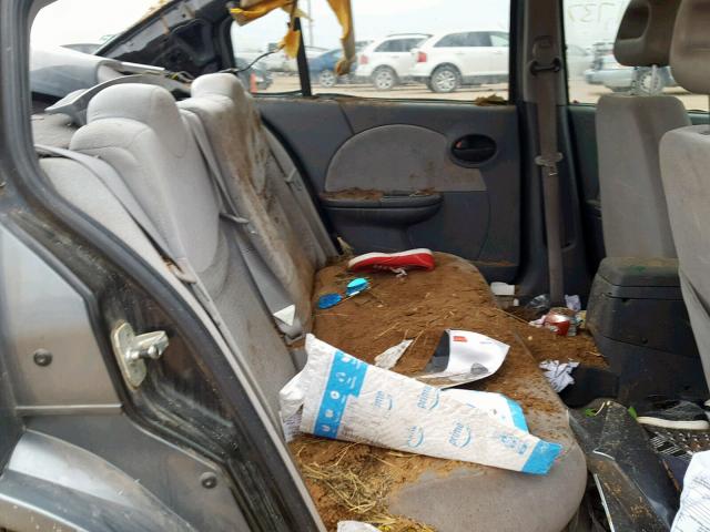 1G8AL52F04Z148042 - 2004 SATURN ION LEVEL GRAY photo 6