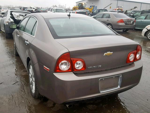 1G1ZE5EB0AF269056 - 2010 CHEVROLET MALIBU LTZ ყავისფერი ფოტო 3