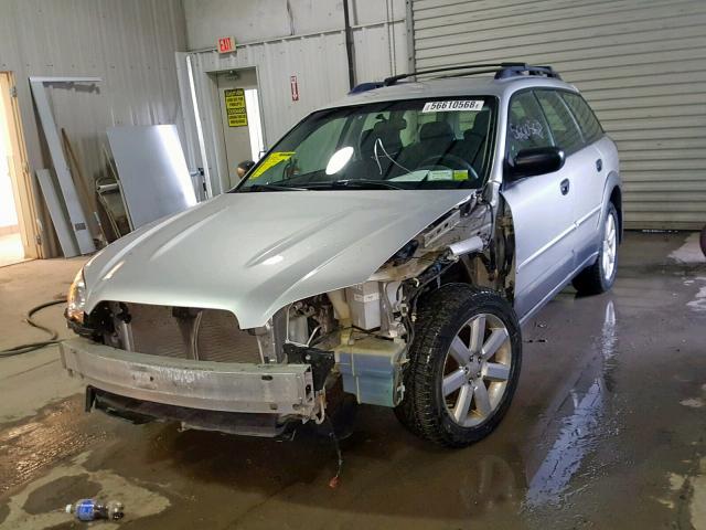 4S4BP61C677319609 - 2007 SUBARU LEGACY OUT SILVER photo 2