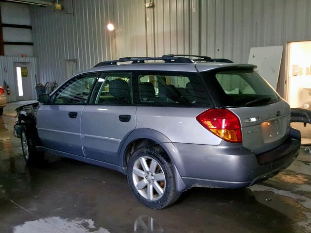 4S4BP61C677319609 - 2007 SUBARU LEGACY OUT SILVER photo 3