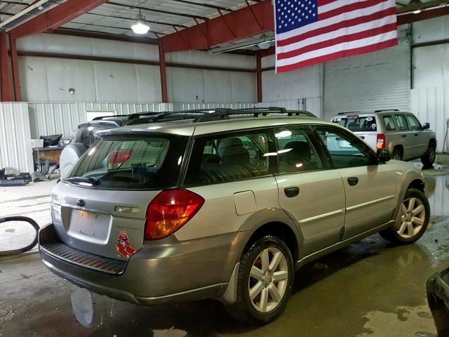 4S4BP61C677319609 - 2007 SUBARU LEGACY OUT SILVER photo 4