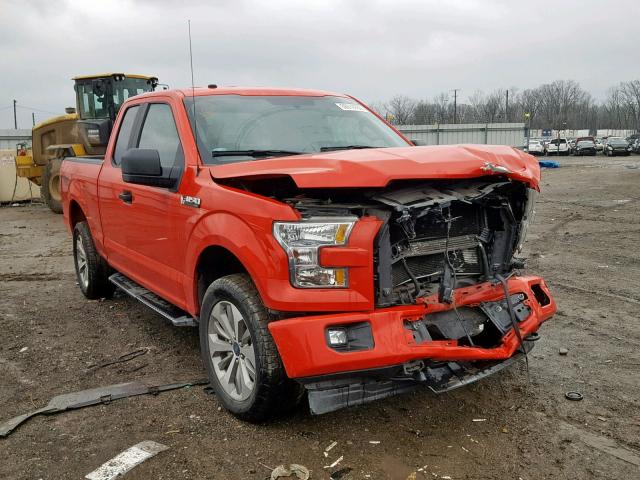 1FTFX1EF8HKD23754 - 2017 FORD F-150 RED photo 1