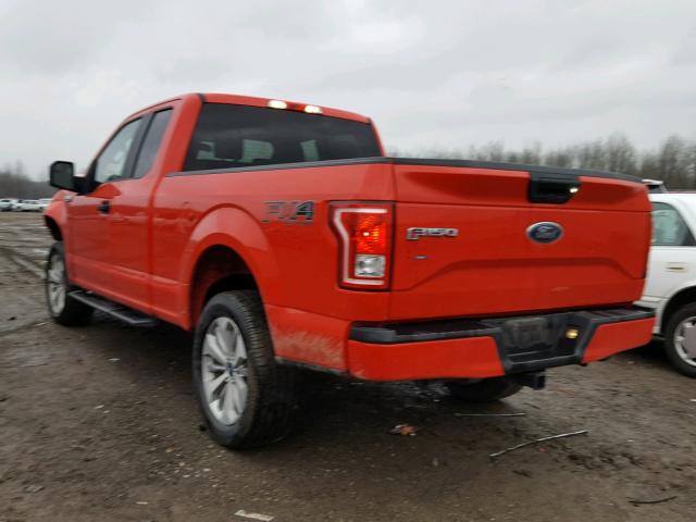 1FTFX1EF8HKD23754 - 2017 FORD F-150 RED photo 3