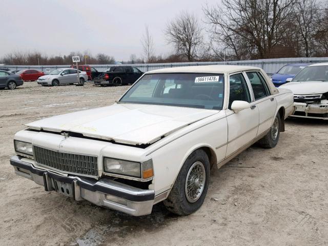 1G1BU51E9KR107530 - 1989 CHEVROLET CAPRICE CL WHITE photo 2