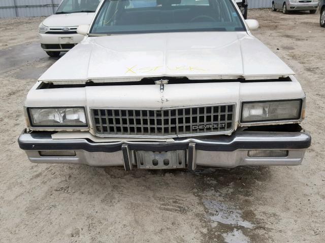 1G1BU51E9KR107530 - 1989 CHEVROLET CAPRICE CL WHITE photo 9