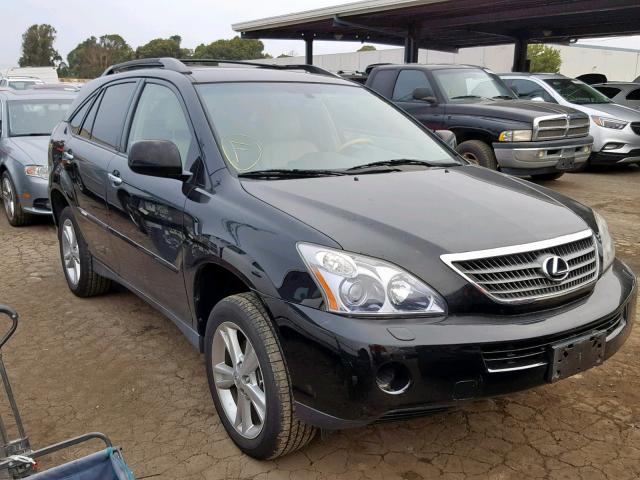 JTJGW31U982009101 - 2008 LEXUS RX 400H BLACK photo 1