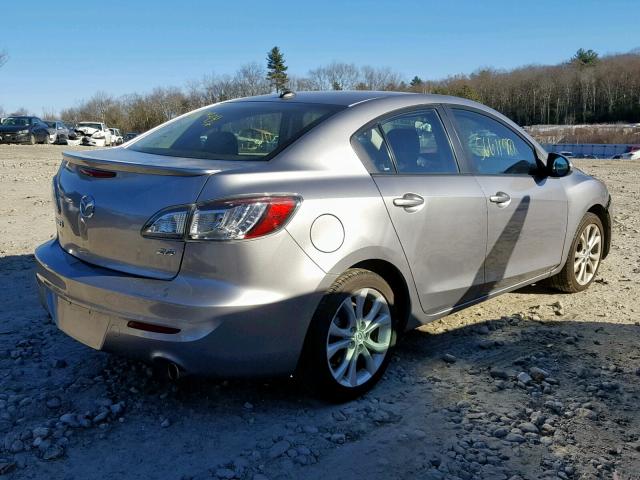 JM1BL1W64B1398389 - 2011 MAZDA 3 S GRAY photo 4