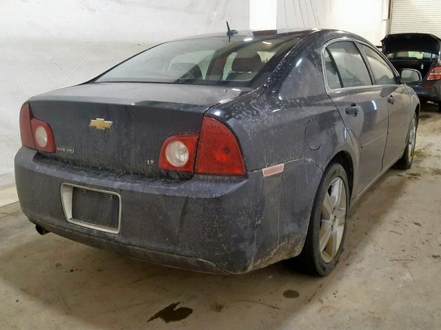 1G1ZH57B79F250570 - 2009 CHEVROLET MALIBU 1LT BLACK photo 4