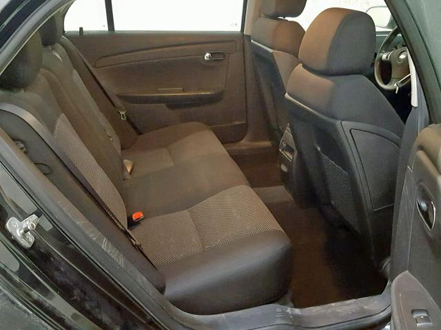 1G1ZH57B79F250570 - 2009 CHEVROLET MALIBU 1LT BLACK photo 6