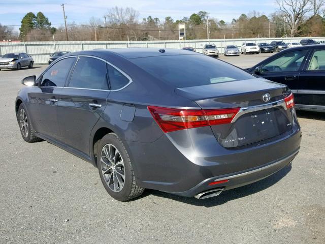 4T1BK1EB3GU194993 - 2016 TOYOTA AVALON XLE CHARCOAL photo 3