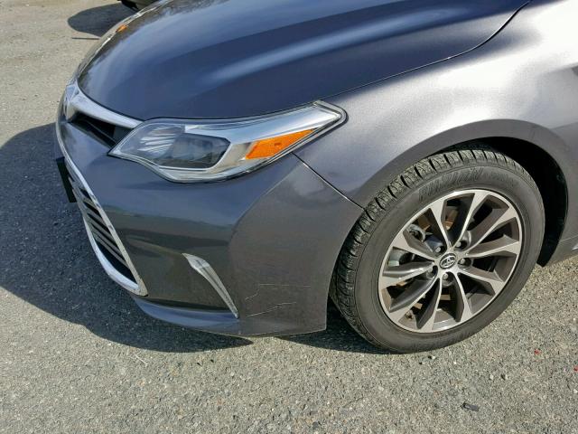 4T1BK1EB3GU194993 - 2016 TOYOTA AVALON XLE CHARCOAL photo 9