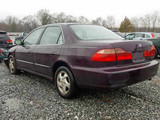 1HGCG5657WA257489 - 1998 HONDA ACCORD EX MAROON photo 3