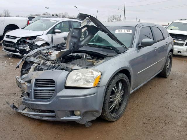 2D4FV47V97H794459 - 2007 DODGE MAGNUM SXT GRAY photo 2