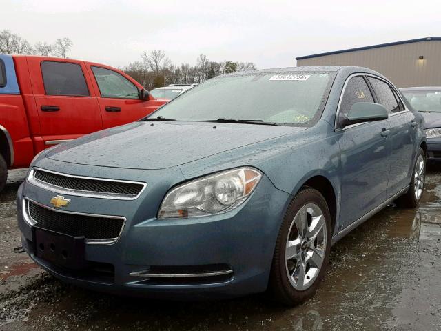 1G1ZH57B794157270 - 2009 CHEVROLET MALIBU 1LT BLUE photo 2