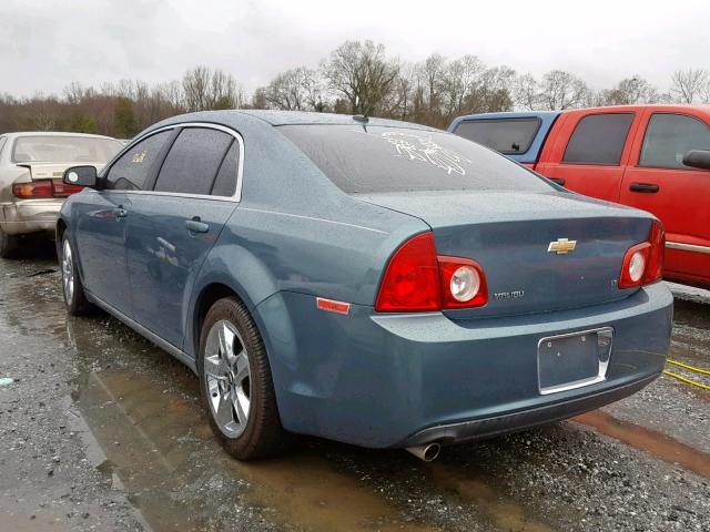 1G1ZH57B794157270 - 2009 CHEVROLET MALIBU 1LT BLUE photo 3