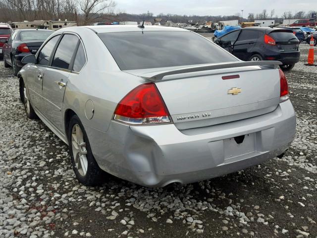 2G1WC5E31C1319586 - 2012 CHEVROLET IMPALA LTZ SILVER photo 3