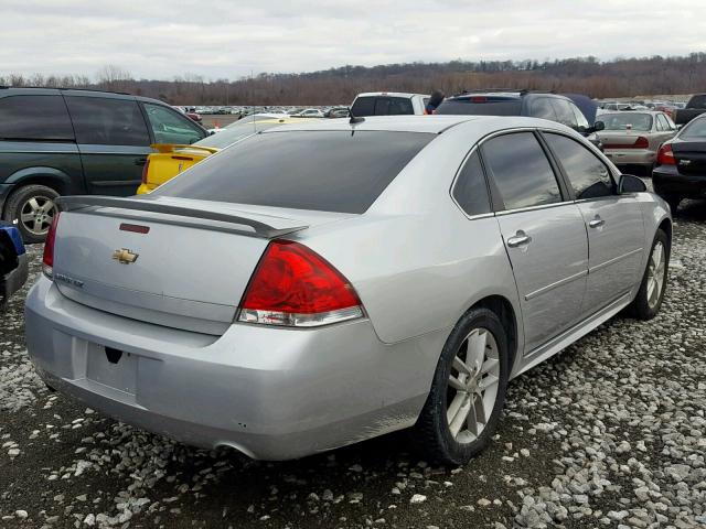 2G1WC5E31C1319586 - 2012 CHEVROLET IMPALA LTZ SILVER photo 4