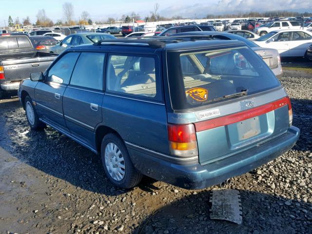 4S3BJ6332P6945778 - 1993 SUBARU LEGACY L A GREEN photo 3