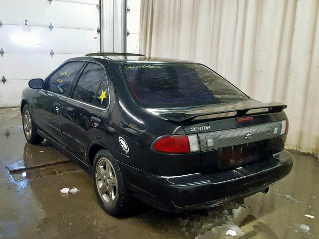 3N1BB41D7XL001707 - 1999 NISSAN SENTRA SE BLACK photo 3