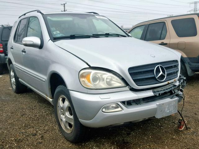 4JGAB57E53A450315 - 2003 MERCEDES-BENZ ML 350 SILVER photo 1