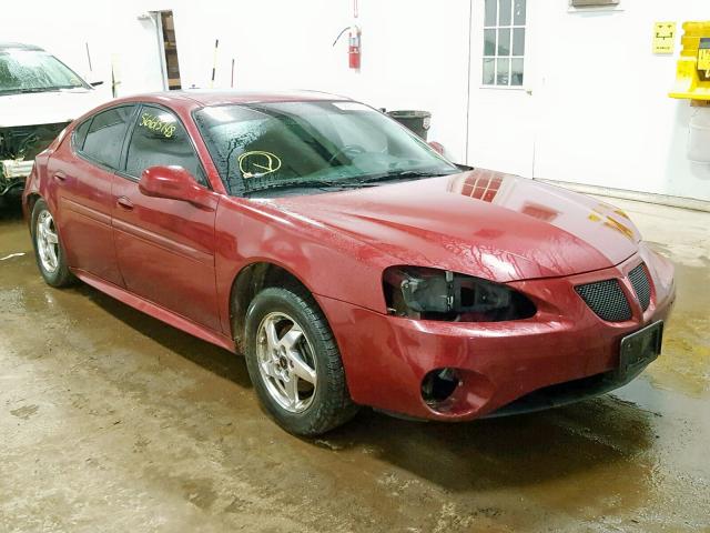 2G2WS522841243683 - 2004 PONTIAC GRAND PRIX მუქწითელი ფოტო 1