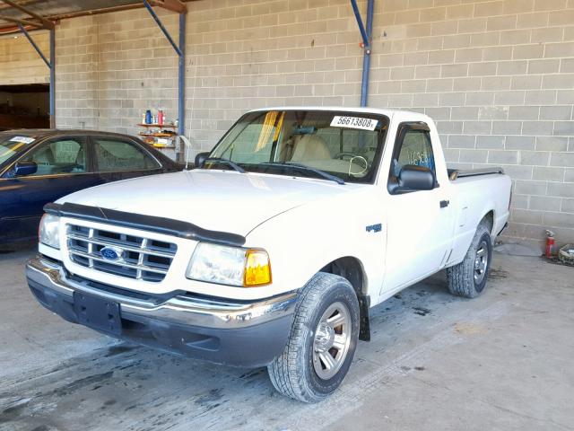 1FTYR10U72TA44628 - 2002 FORD RANGER WHITE photo 2