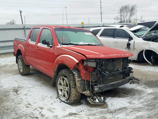 1N6AD0EV7AC437472 - 2010 NISSAN FRONTIER C RED photo 1