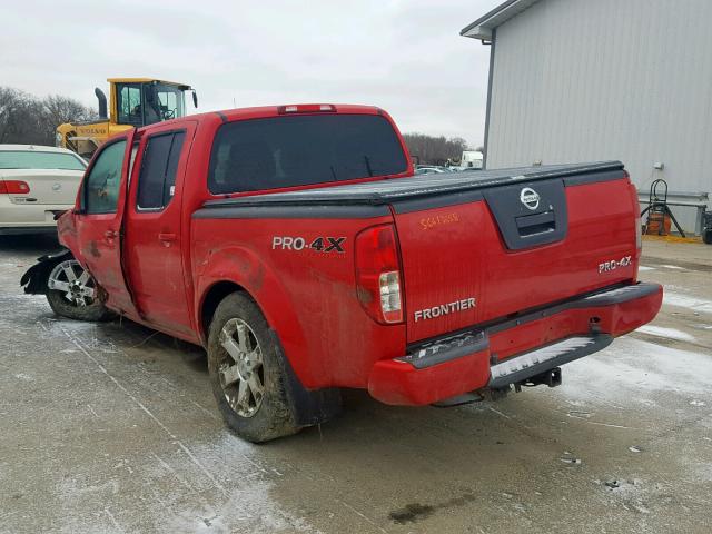 1N6AD0EV7AC437472 - 2010 NISSAN FRONTIER C RED photo 3