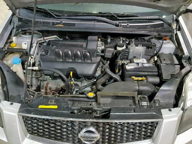 3N1AB6AP9AL724063 - 2010 NISSAN SENTRA 2.0 SILVER photo 7