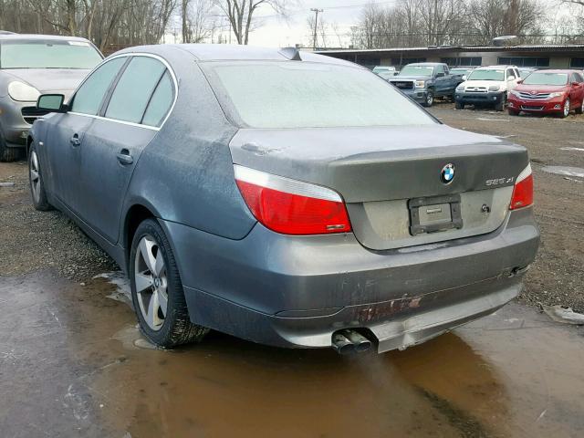 WBANF33596CS37796 - 2006 BMW 525 XI GRAY photo 3