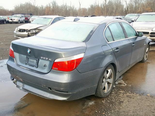 WBANF33596CS37796 - 2006 BMW 525 XI GRAY photo 4