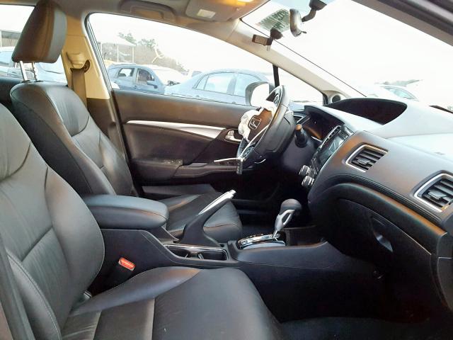 19XFB2F98EE082273 - 2014 HONDA CIVIC EXL GRAY photo 5