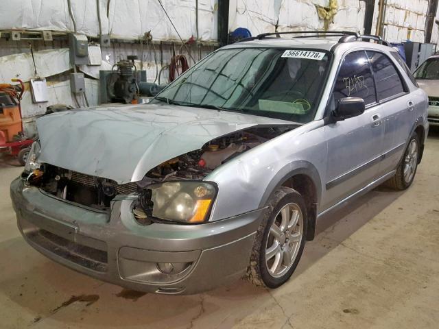 JF1GG68555H806928 - 2005 SUBARU IMPREZA OU SILVER photo 2