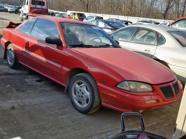 1G2NE15M6SM515707 - 1995 PONTIAC GRAND AM S RED photo 1