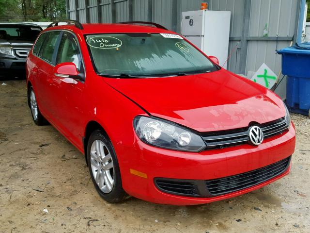 3VWPL7AJ6EM609830 - 2014 VOLKSWAGEN JETTA TDI RED photo 1