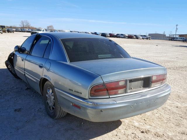 1G4CW54K134175953 - 2003 BUICK PARK AVENU BLUE photo 3