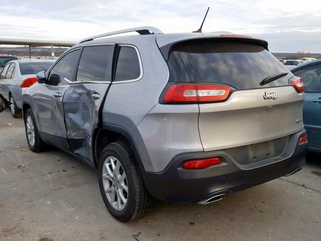 1C4PJLCSXGW185501 - 2016 JEEP CHEROKEE L SILVER photo 3