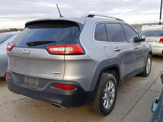 1C4PJLCSXGW185501 - 2016 JEEP CHEROKEE L SILVER photo 4