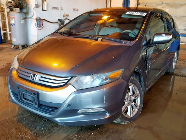 JHMZE2H75BS004122 - 2011 HONDA INSIGHT EX GRAY photo 2