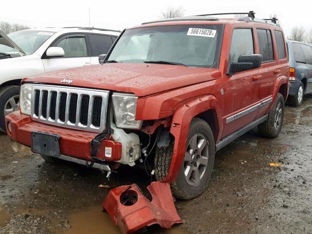 1J8HG58216C247237 - 2006 JEEP COMMANDER 红色 照片 2